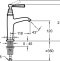 Смеситель Jacob Delafon Cleo1889 E24308-CP для раковины - 1