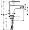 Смеситель для биде Hansgrohe  хром  31622000 - 1