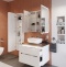 Тумба с раковиной STWORKI Берген 80 белая с темной столешницей, Moduo 50 Square 549471 - 6