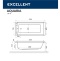 Ванна акриловая Excellent Aquaria Relax 170x75 с гидромассажем белый - бронза WAEX.AQU17.RELAX.BR - 6