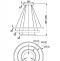Подвесной светильник Maytoni Rim 3 MOD058PL-L100B3K - 2