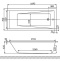 Ванна акриловая WHITECROSS Wave Slim Soft 170x70 с гидромассажем белый - бронза 0111.170070.100.SOFT.BR - 7