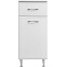 Комод Stella Polar Концепт 36 с бельевой корзиной белый SP-00000152 - 1