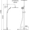 Душевая стойка Cezares Czr B CVD BIO CZR-B-CVD-BIO - 1