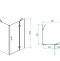 Душевой уголок RGW Passage PA-77-1B R 90x90 профиль черный стекло прозрачное 410877199-084R - 2