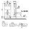 Комплект Roca Meridian 893104110 подвесной унитаз + инсталляция + кнопка - 2