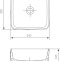 Рукомойник Cersanit Crea UM-CRE35/1-oc-S square P-UM-CRE35/1-oc-S - 5