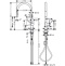 Кухонный смеситель однорычажный, 210, с вытяжным душем, 2jet Hansgrohe 72800670 - 6