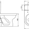 Унитаз-компакт Santeri Визит 1.P405.3.S00.00B.F - 1