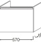 Тумба под раковину Jacob Delafon Parallel  EB514-E10 - 2