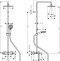 Душевая стойка Hansgrohe Vernis Shape 26284000 Showerpipe 230 1jet с термостатом, хром - 9
