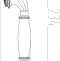 Душевая лейка Milacio MC.005.BBR - 2