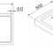 Поддон для душа Cezares Tray прямоугольный 100/80, акриловый TRAY-A-AH-100/80-15-W - 2
