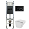 Комплект Weltwasser AMBERG 350 ST + ROTBACH 004 GL-WT + AMBERG RD-BL  10000006567 - 0
