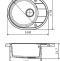 Мойка кухонная Florentina Родос 580 мокко 20.240.B0580.303 - 1