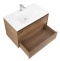 Тумба с раковиной BelBagno Kraft 80 темное дерево - 7