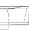 Панель фронтальная L150 H53 K черная  242163 - 1