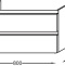Тумба под раковину Jacob Delafon Vox 46 см  EB2078-R1-N18 - 1