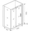 Душевой уголок Good Door Galaxy WTW+SP-C-CH 140x90 - 4