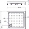 Поддон для душа Vincea VST-3AS-9090 90x90 - 1
