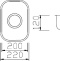 Металлическая мойка Seaman SWU-2232  SWU-2232.A - 1