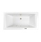 Акриловая ванна Whitecross Savia Duo 170х80 белая золото с гидромассажем 0103.170080.100.SOFT.GL - 0