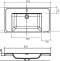 Мебель для ванной BelBagno Ancona-N 80 rovere more подвесная - 4