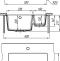 Мойка Flortek Ринг 335/160, капучино FSm  24.055.D0510.306 - 2