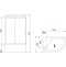 Душевая кабина Royal Bath 120х80 левая хром стекло прозрачное RB8120BK1-T-CH-L-EL - 1
