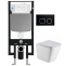 Комплект Weltwasser AMBERG 497 + GELBACH 004 GL-WT + AMBERG RD-BL  10000006599 - 0