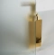 Душевой уголок BelBagno Uno 100х90 профиль хром стекло рифленое UNO-195-AH-2-100/90-P-Cr - 2