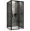 Душевой уголок Abber Sonnenstrand 120х85 черный стекло прозрачное AG04120BS-S85B - 0