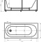 Акриловая ванна Акватек Оберон 170x70 слив слева OBR170-0000026 - 3