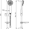 Душевой гарнитур Milardo  3503F60M16 - 1