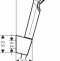 Душевой гарнитур Hansgrohe Crometta 1jet 1,60м  26567400 - 1