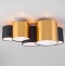 Потолочная люстра TK Lighting Mona 3447 Mona Black/Gold - 2