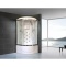 Душевая кабина Royal Bath 90х90 профиль хром стекло прозрачное с гидромассажем RB90NRW-T-CH-P - 1