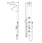 Душевая панель RGW Shower Panels SP-04 B 21140104-04 - 1