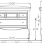 Тумба с раковиной Opadiris Валери 105 белый  - 6