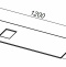 Столешница под раковину Allen Brau Infinity 120 L серая структура 1.21015.G-S - 3