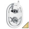 Термостат Cezares Elite VDIM2-T-03/24-Bi С ВНУТРЕННЕЙ ЧАСТЬЮ, золото ELITE-VDIM2-T-03/24-Bi - 0