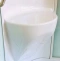 Душевая кабина Royal Bath 120x80 L стекло матовое задняя стенка белая с гидромассажем RB8120HP7-WC-CH-L - 2