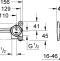 Внутренняя часть смесителя Grohe Non Rapido OHM хром  32635000 - 1