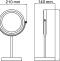 Косметическое зеркало Wasserkraft K-1003 двухстороннее - 2