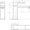 Смеситель для раковины Boheme Qubic черный матовый 471-B - 1