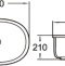 Раковина SantiLine SL-3001 - 1