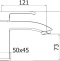 Смеситель Cezares Livello LSM1-01-W0 для раковины LIVELLO-LSM1-01-W0 - 1