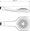 Душевая лейка Lemark LM0815C White LM0815CWhite - 1
