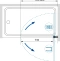 Шторка на ванну RGW Screens SC-109B 80x150 профиль черный стекло прозрачное 411110908-14 - 5