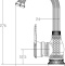 Смеситель Milacio Vitoria MC.506.BBR для раковины - 1